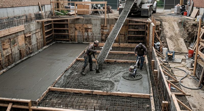 Basement Concrete Installation in Ardmore, PA