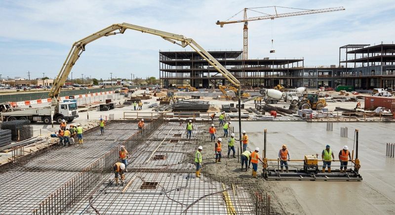 Commercial Slab Construction in Drexel Hill, PA