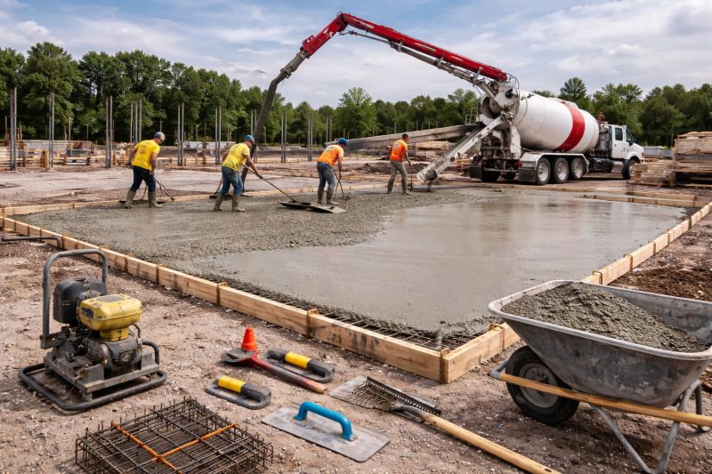 Commercial Slab Construction in Phoenixville, PA