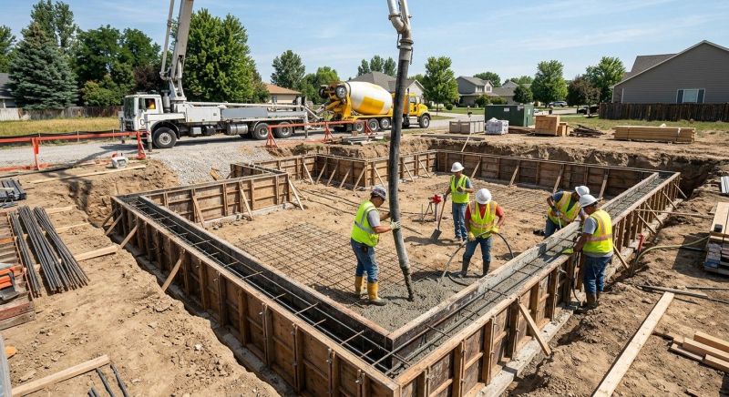 Concrete Foundation Installation in Macungie, PA
