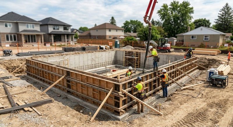 Foundation Construction in Boyertown, PA