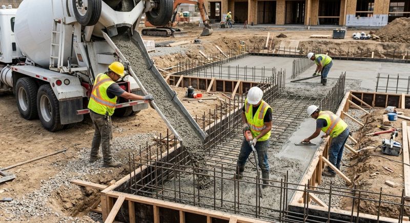 Foundation Wall Pouring in Chalfont, PA