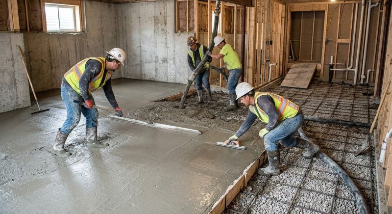 Basement Concrete Installation in Telford, PA